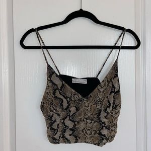 Urban Outfitters Mesh Snake Going Out Top